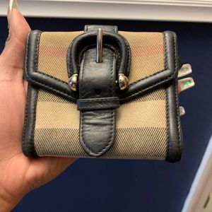 Gently used Burberry wallet.